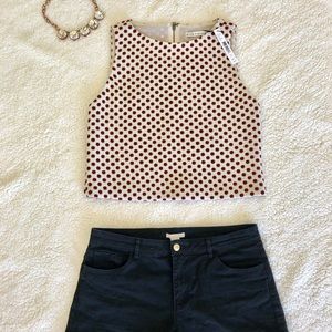 Alice and Olivia polka dot top